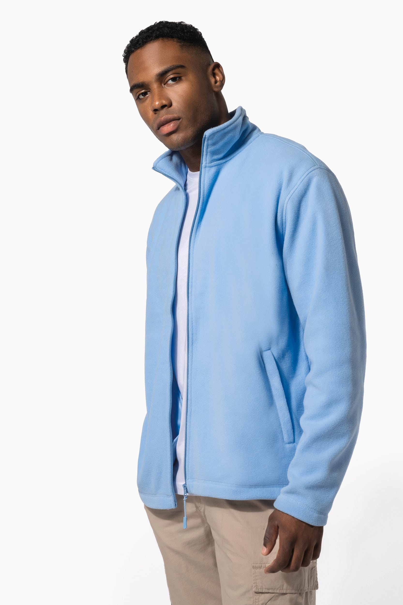 Veste micropolaire zippée homme — Photo produit