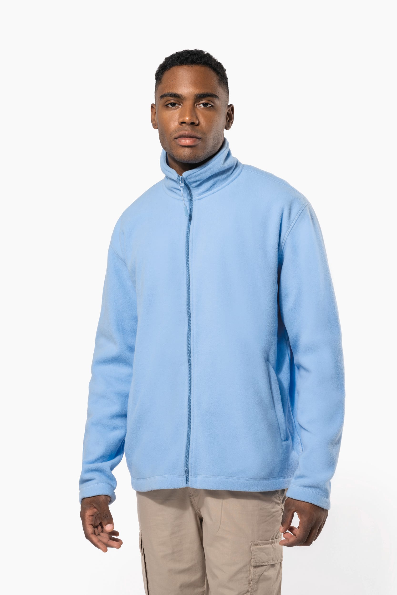 Veste micropolaire zippée homme — Photo produit