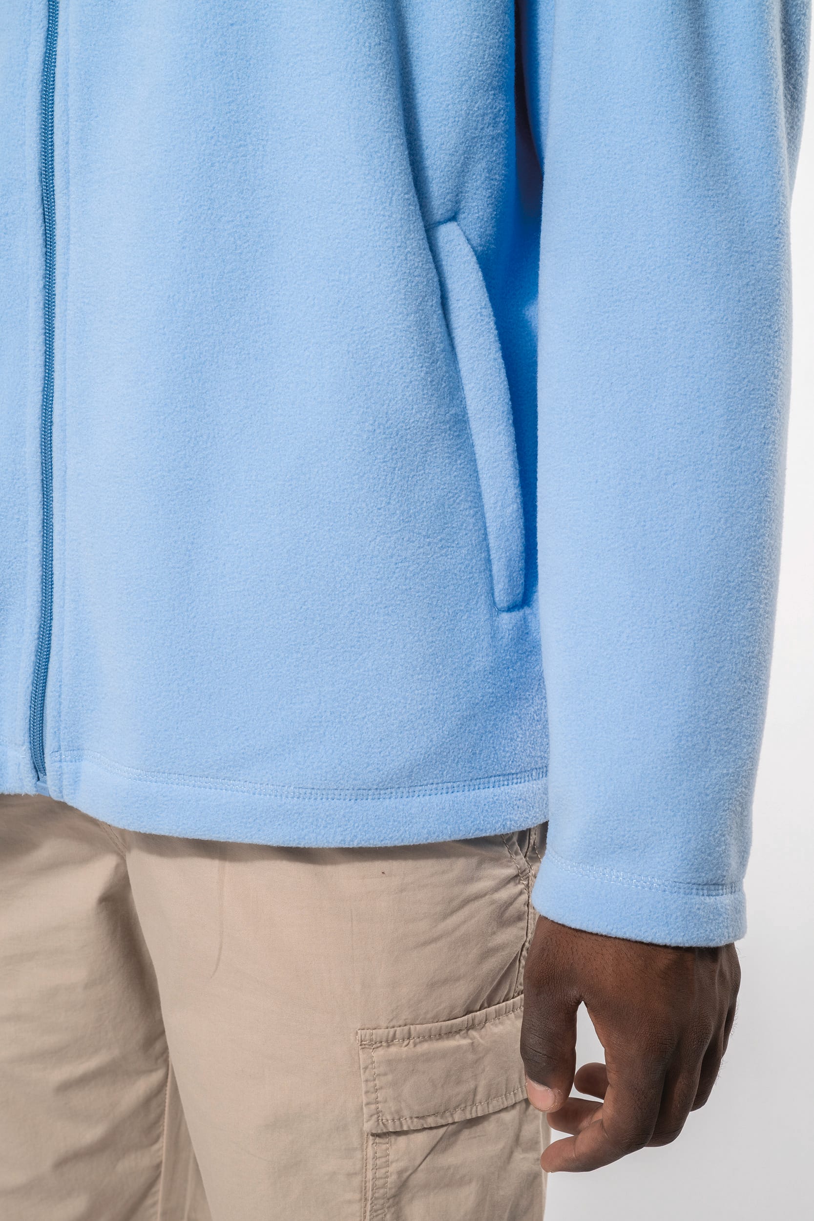 Veste micropolaire zippée homme — Photo produit
