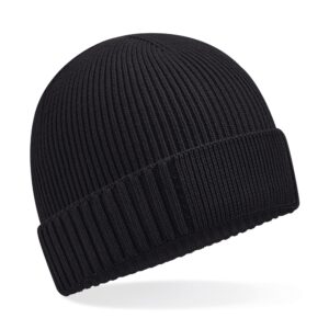 Bonnet en coton biologique avec patch technique — Photo produit