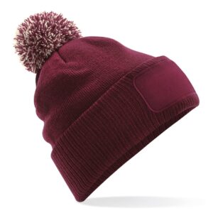 Bonnet à pompon patch Snowstar® — Photo produit