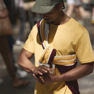 Casquette campeur 5 panneaux en velours — Photo produit