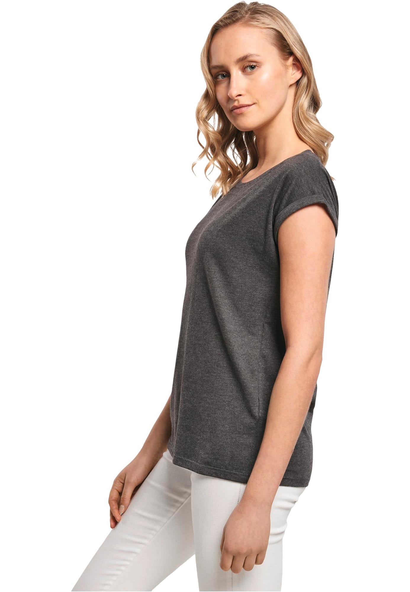 T-shirt manches à revers femme — Photo produit