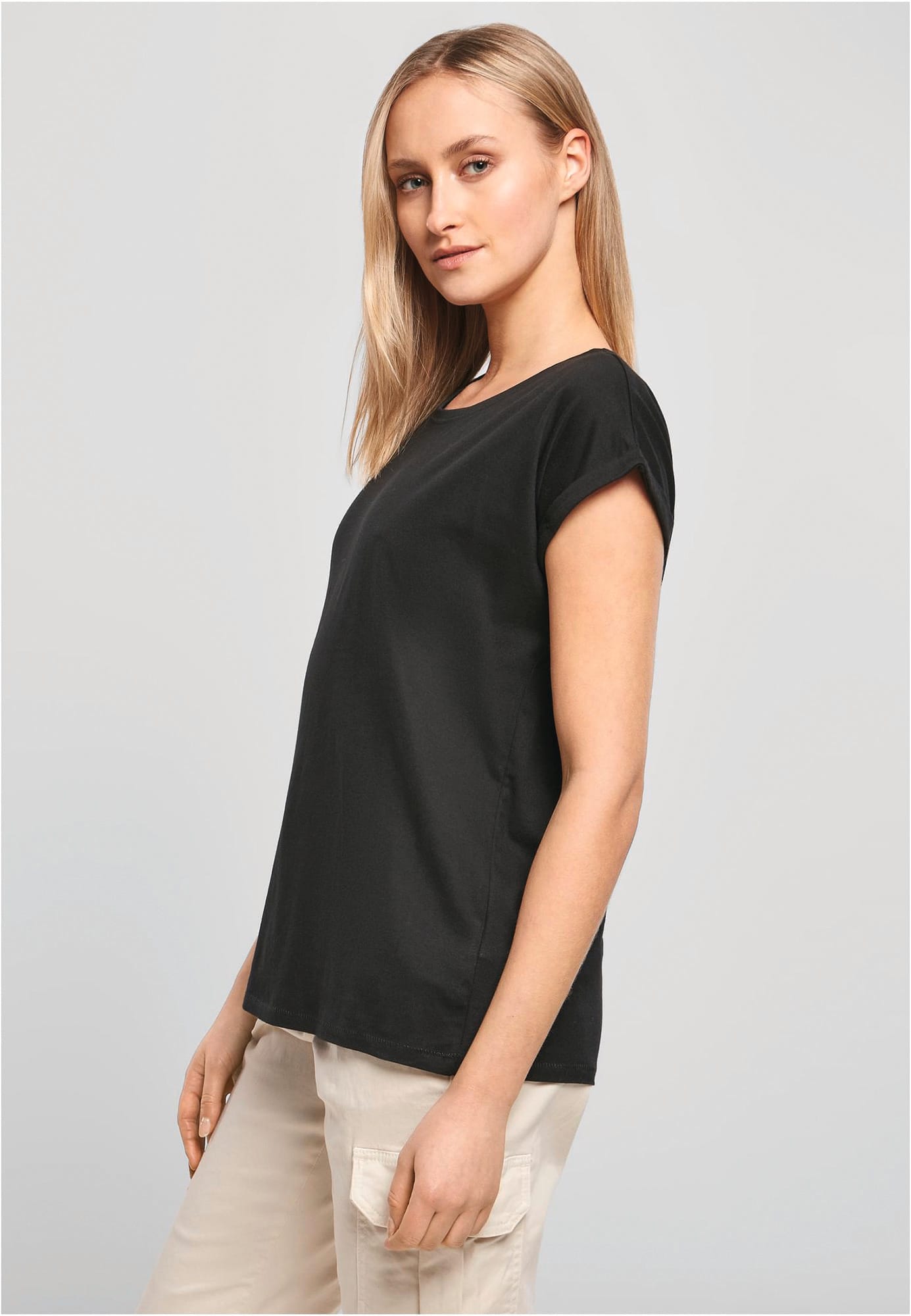 T-shirt manches à revers femme — Photo produit