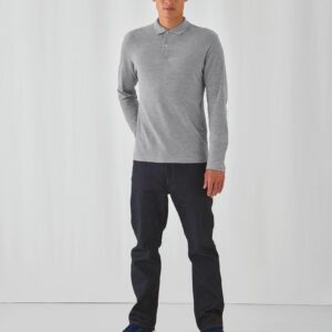 Polo homme ID.001 manches longues — Photo produit