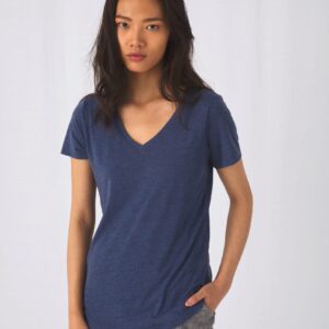 T-shirt Triblend col V Femme — Photo produit