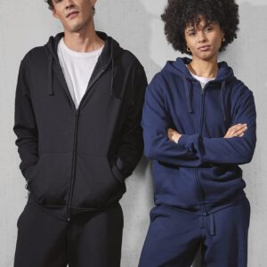 Sweat-shirt capuche zippé ID.224 (50/50) — Photo produit