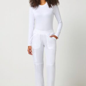 Pantalon cargo à taille moyenne à enfiler femme — Photo produit