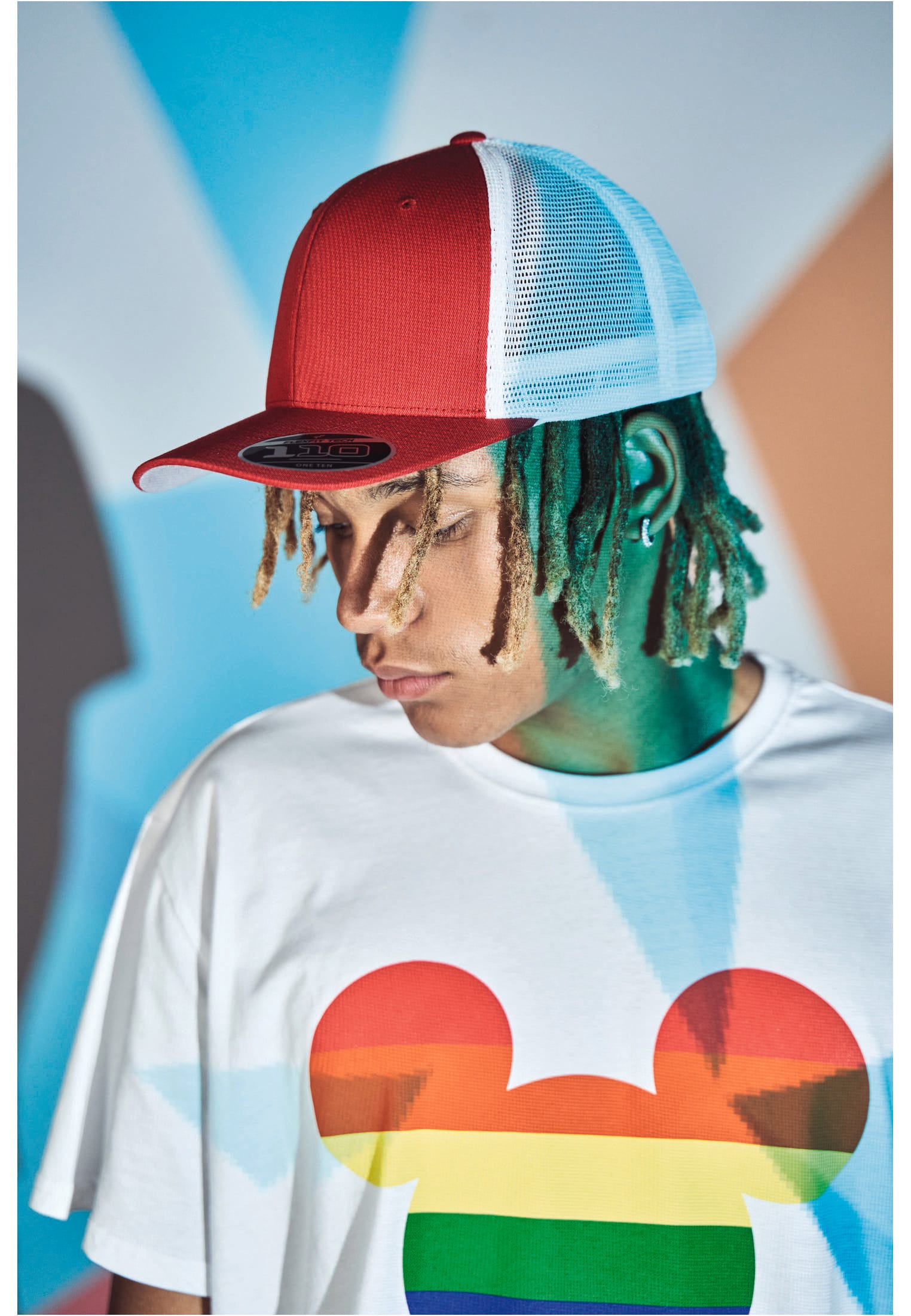 Casquette mesh bicolore — Photo produit
