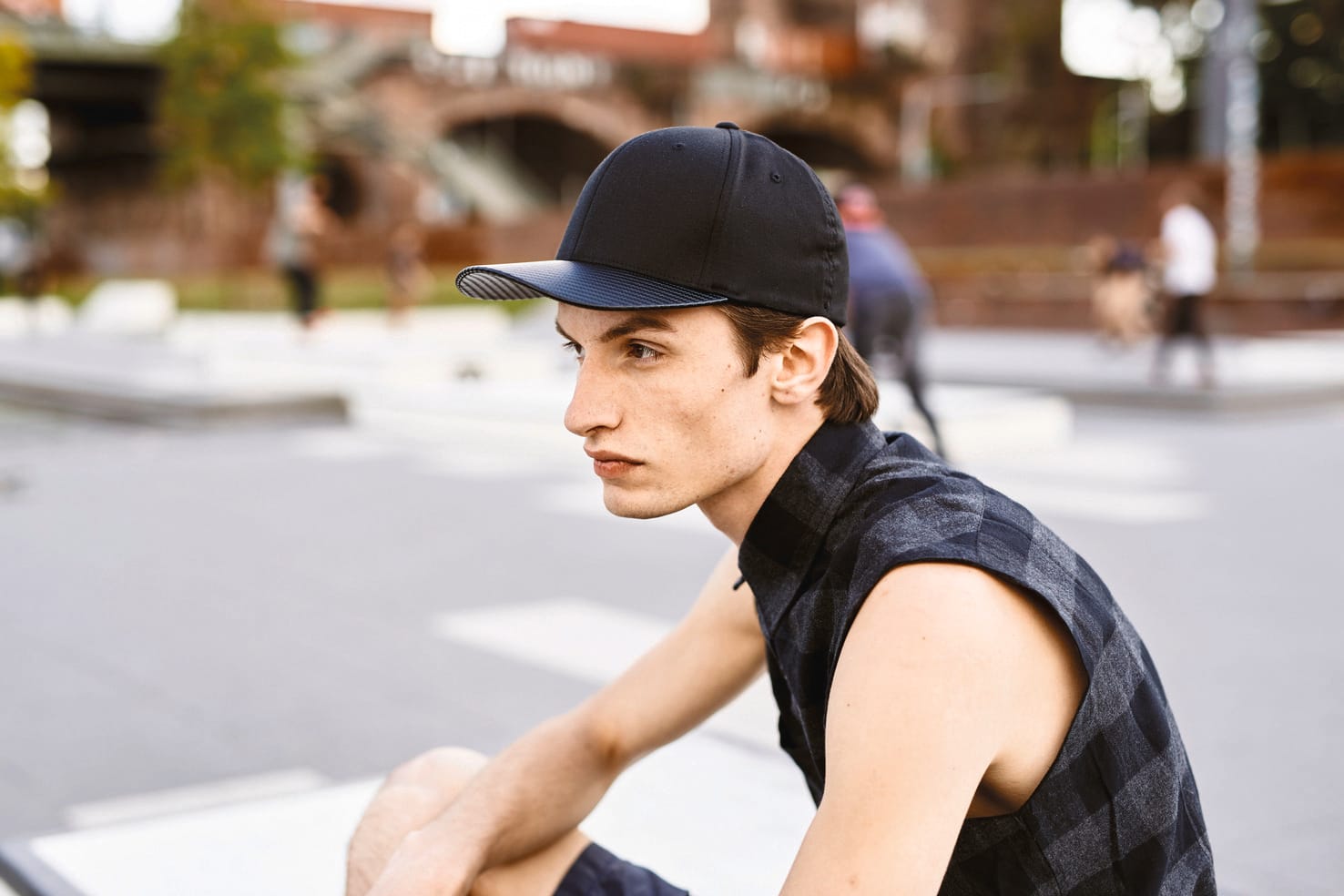 Casquette carbon snapback — Photo produit