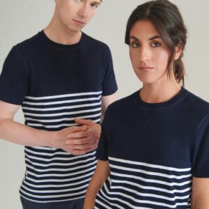 T-shirt breton à manches courtes — Photo produit