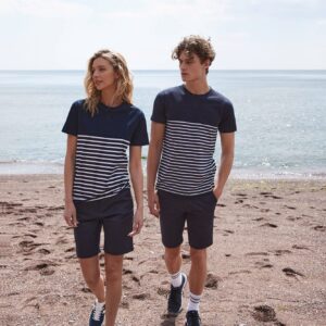 T-shirt breton à manches courtes — Photo produit