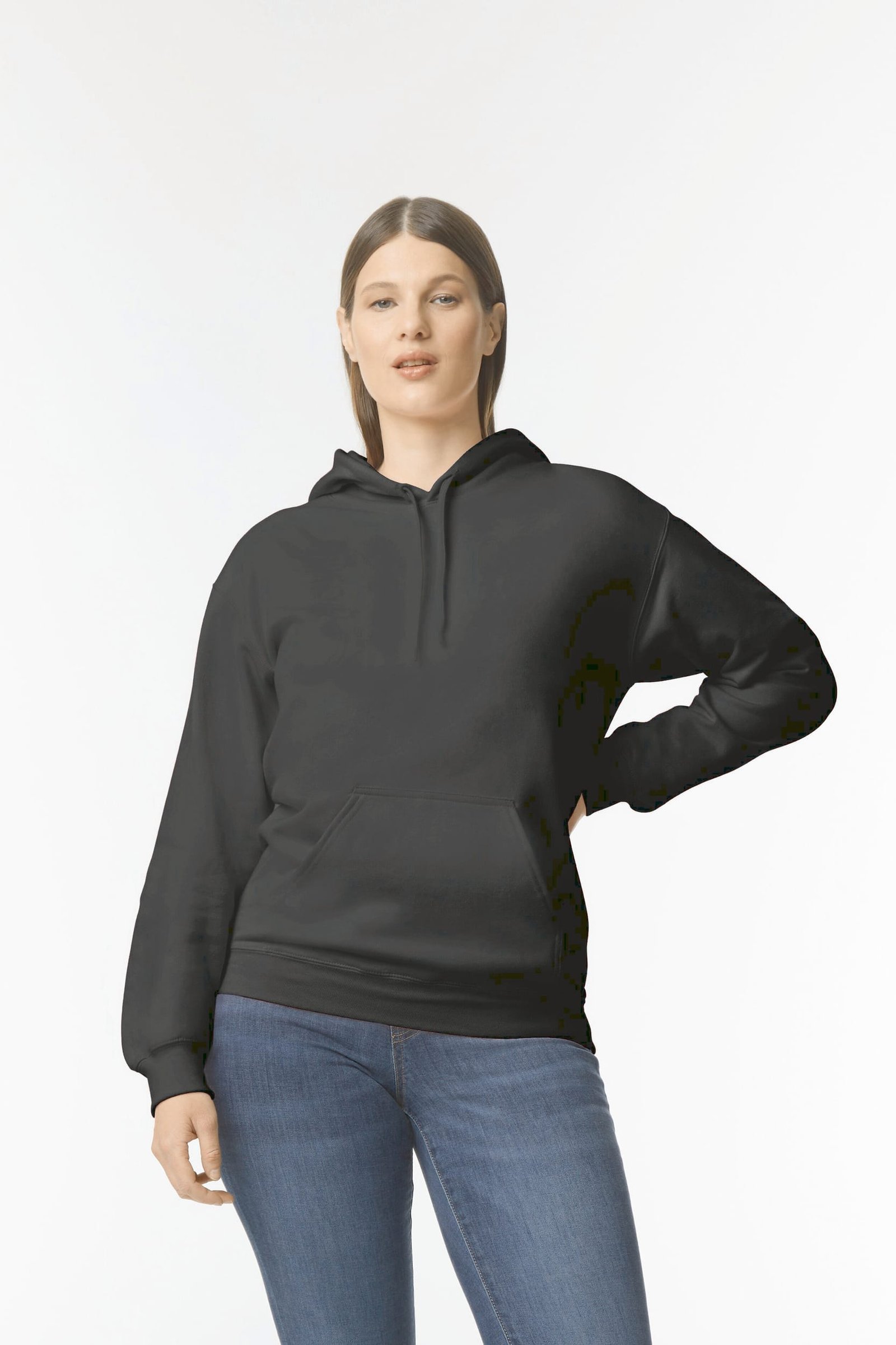 Sweat-shirt à capuche Midweight Softstyle — Photo produit