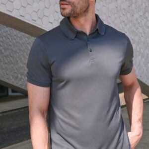 Polo homme polyester recyclé — Photo produit