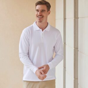 Polo Cool Plus Manches longues Unisexe — Photo produit