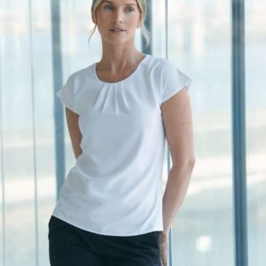 Top col plissé femme — Photo produit