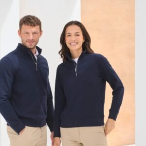 Sweat-shirt col zippé unisexe — Photo produit