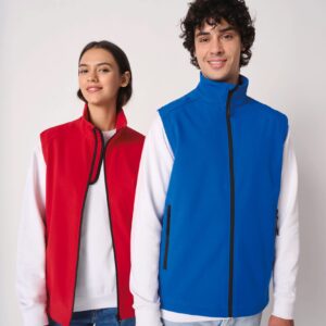 Bodywarmer softshell 2 couches unisexe — Photo produit