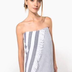 Fouta rayée avec franges — Photo produit