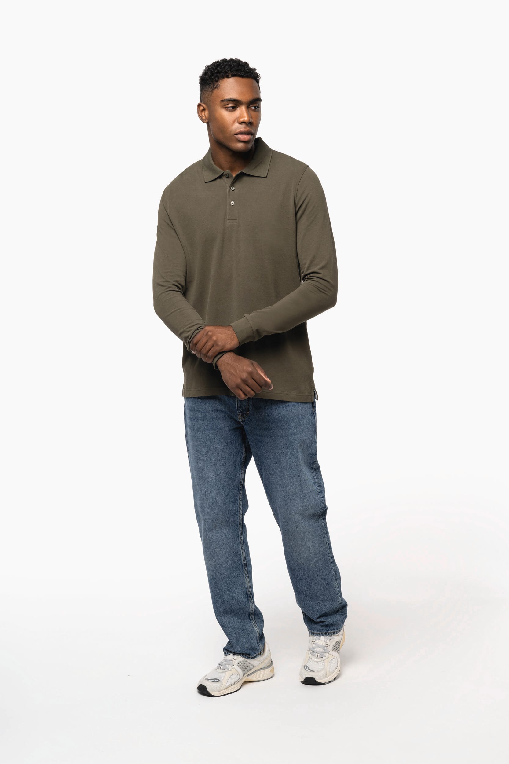 Polo manches longues homme — Photo produit