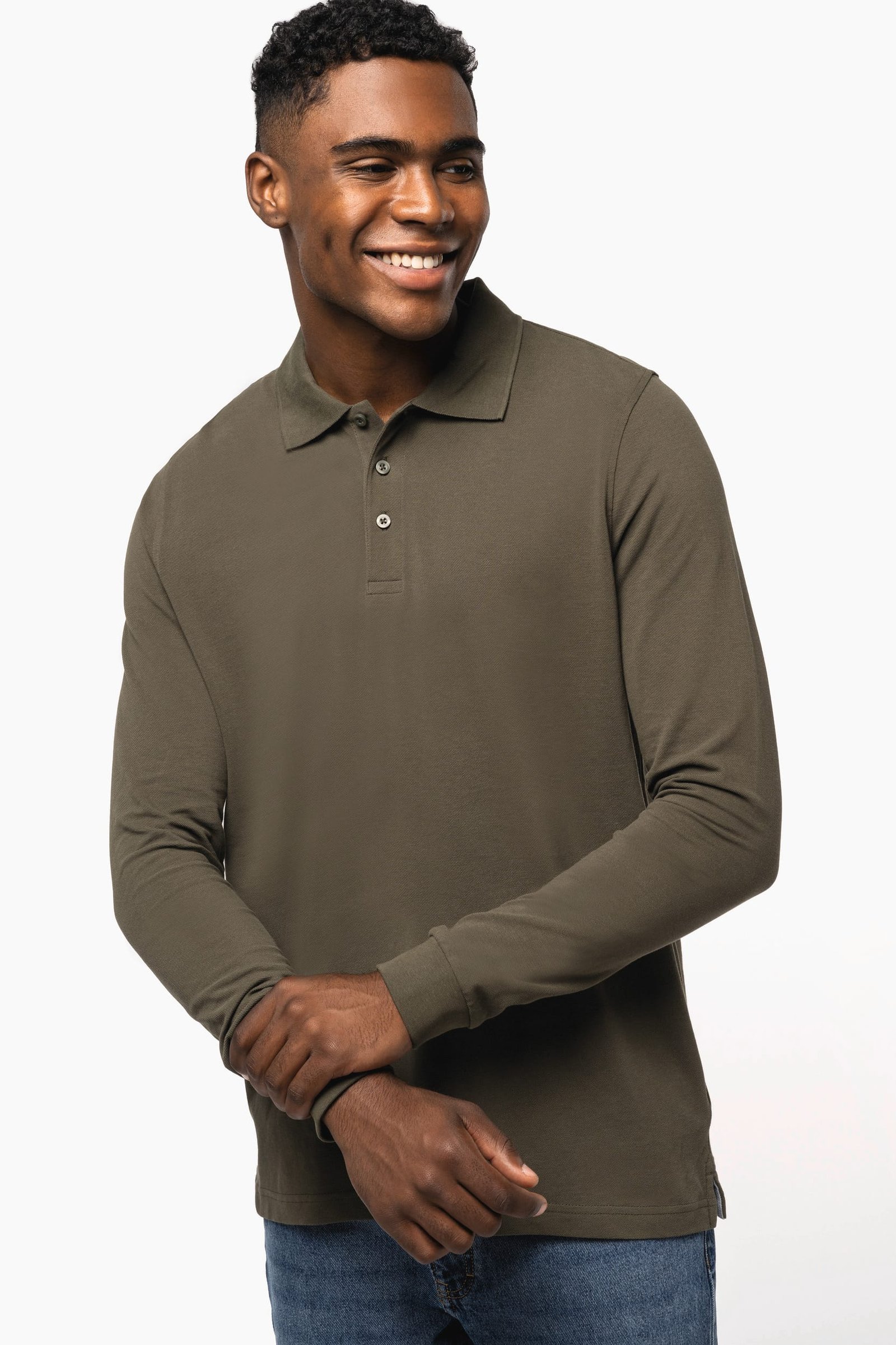 Polo manches longues homme — Photo produit