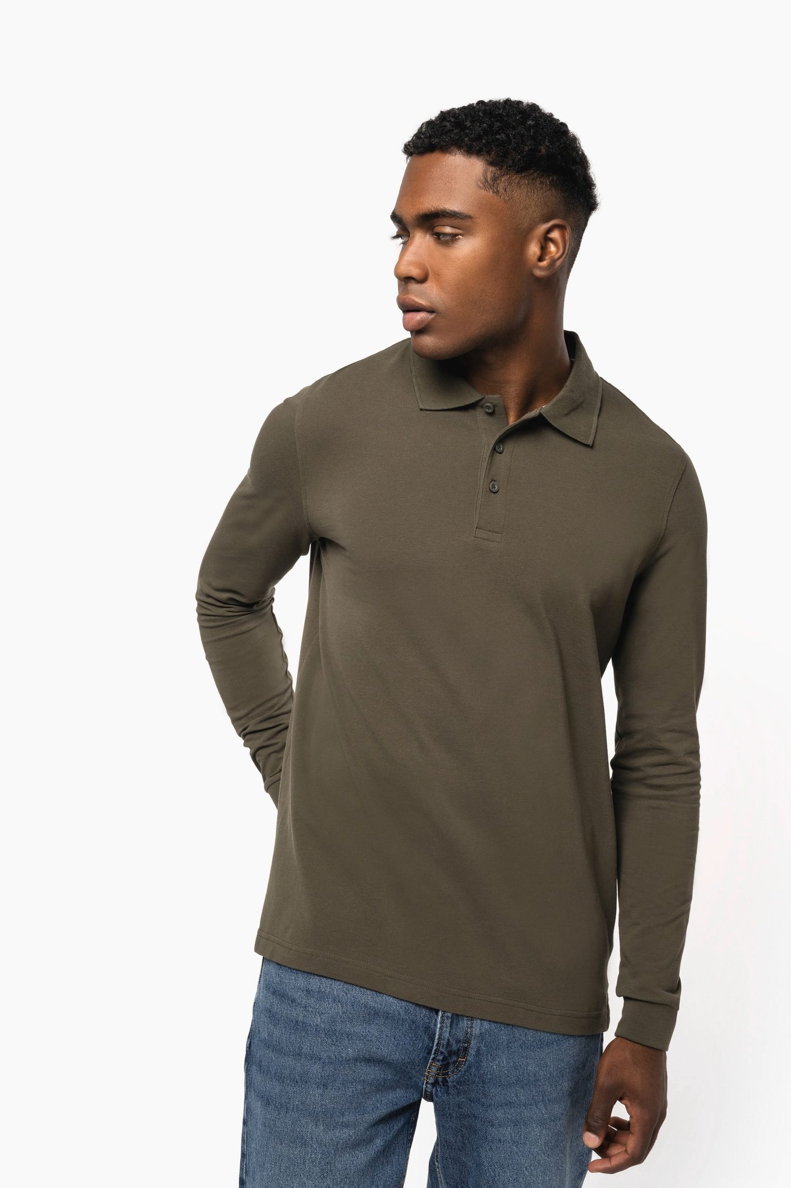 Polo manches longues homme — Photo produit