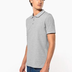 Polo maille piquée manches courtes homme — Photo produit