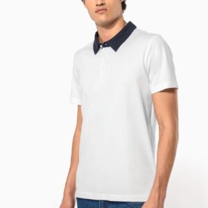 Polo jersey bicolore homme — Photo produit