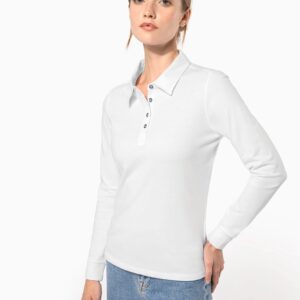 Polo jersey manches longues femme — Photo produit