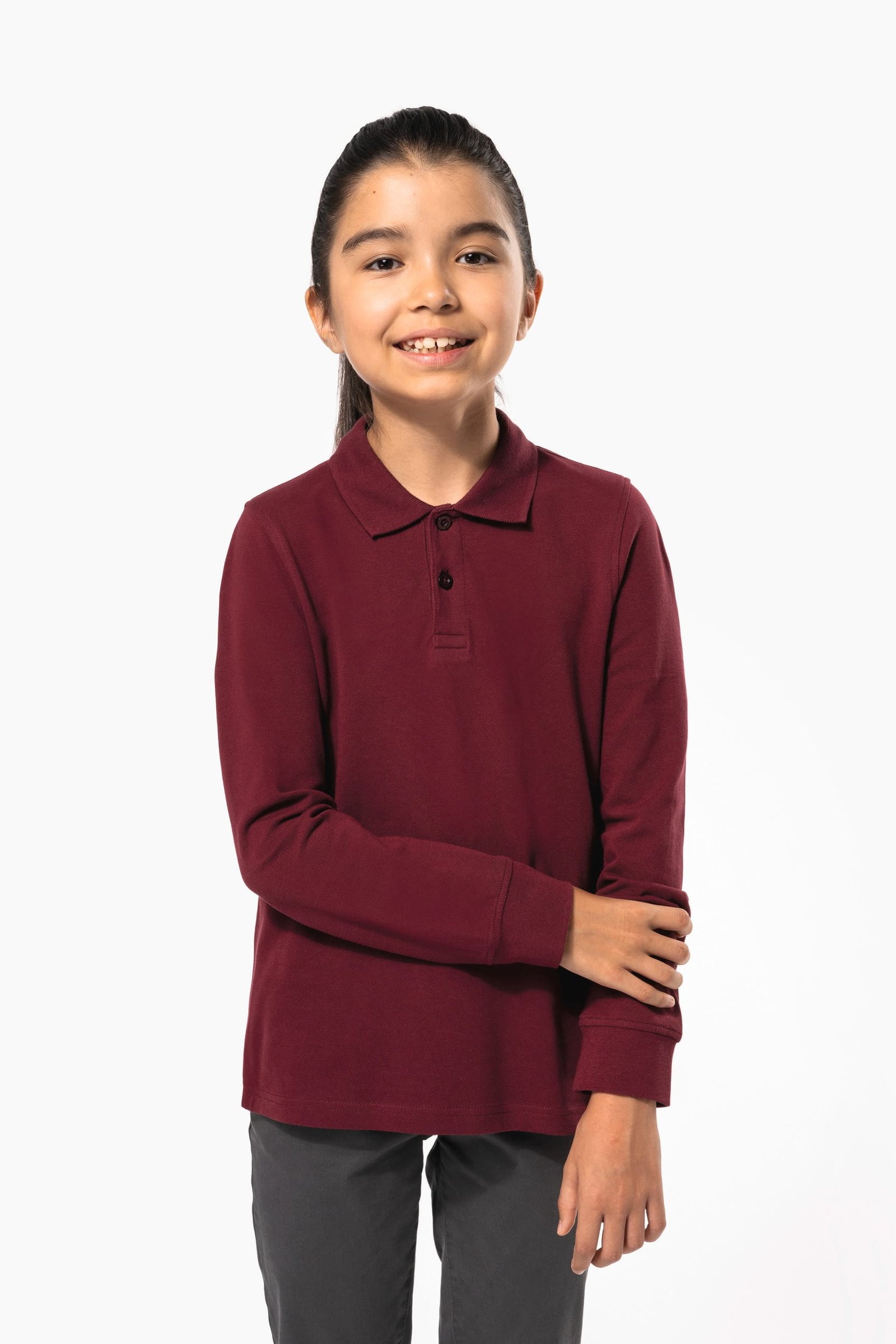 Polo manches longues enfant — Photo produit