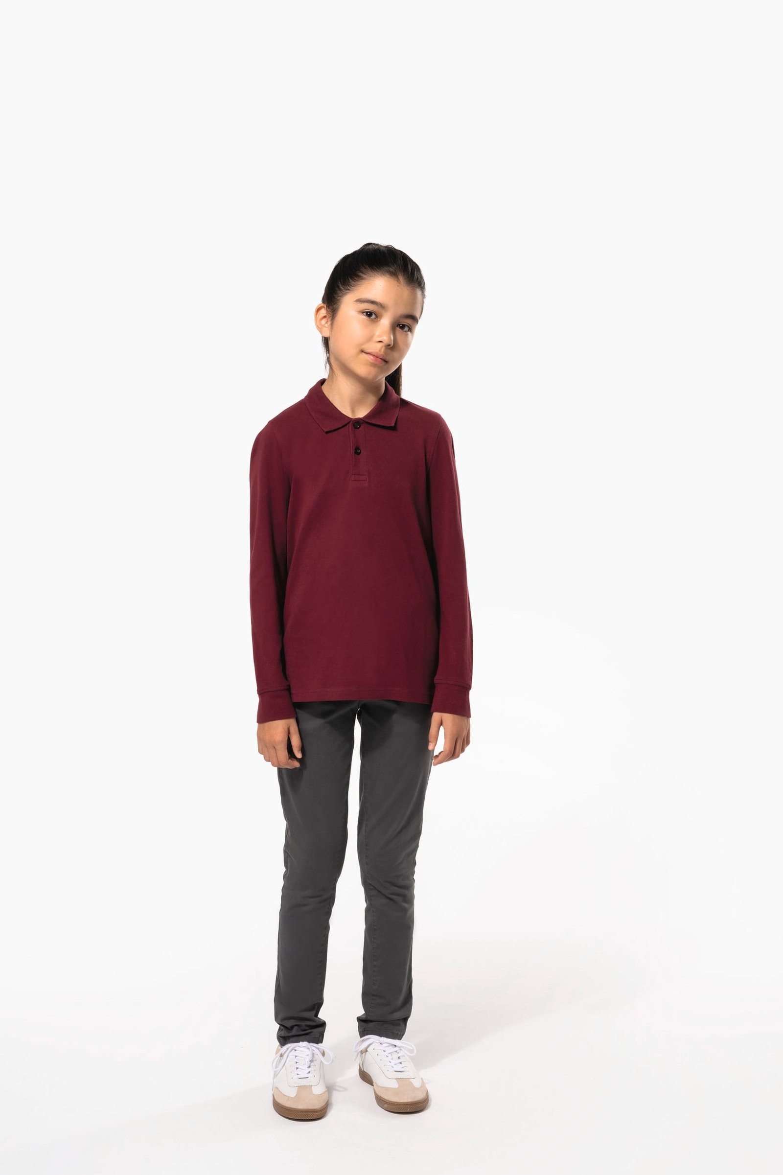 Polo manches longues enfant — Photo produit