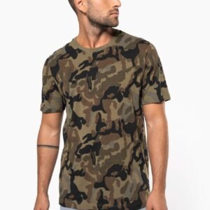 T-shirt camo manches courtes homme — Photo produit