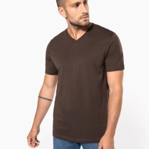 T-shirt col V manches courtes homme — Photo produit