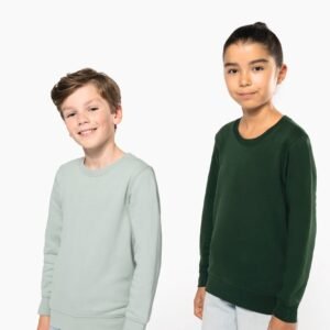 Sweat-shirt écoresponsable col rond enfant — Photo produit