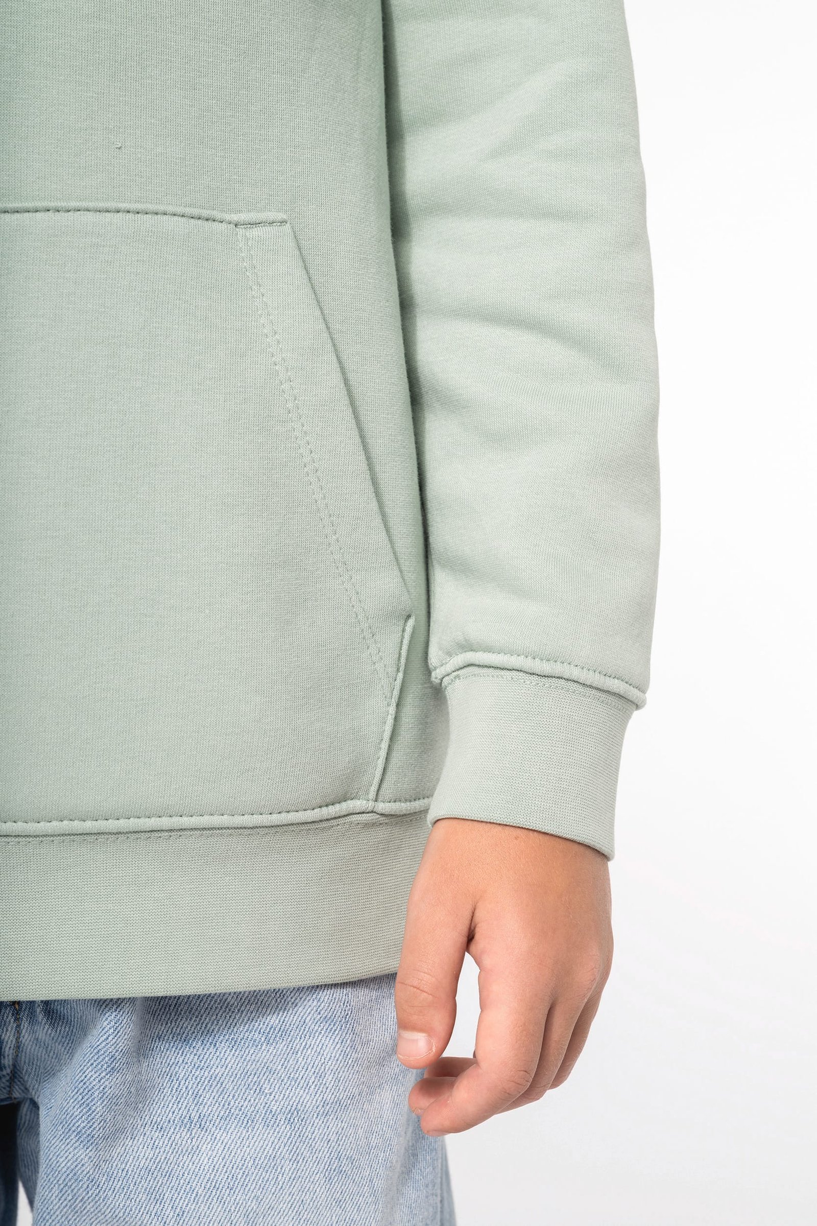 Sweat-shirt écoresponsable à capuche enfant — Photo produit