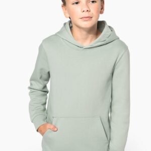 Sweat-shirt écoresponsable à capuche enfant — Photo produit