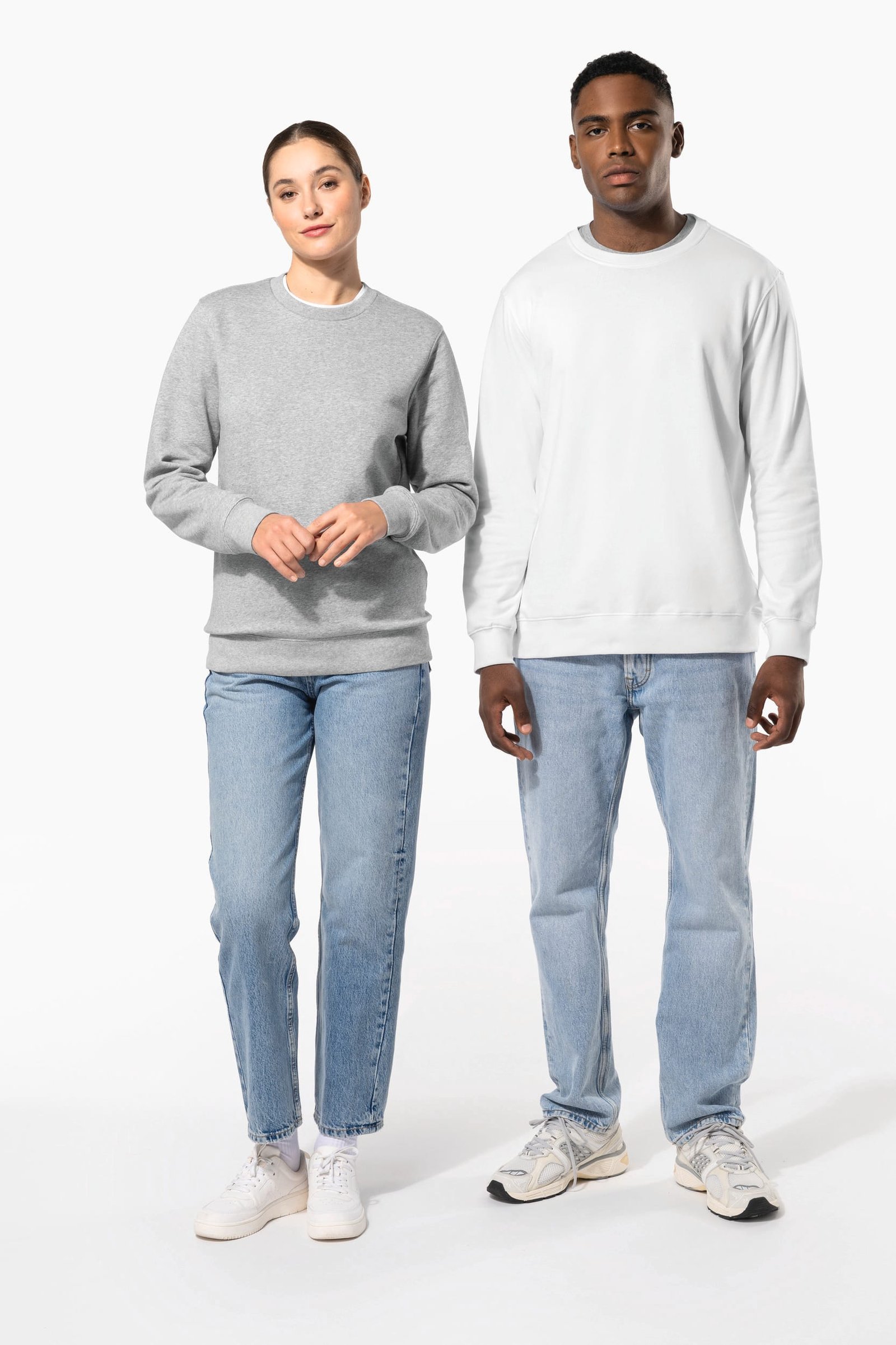 Sweat-shirt col rond 80/20 unisexe — Photo produit