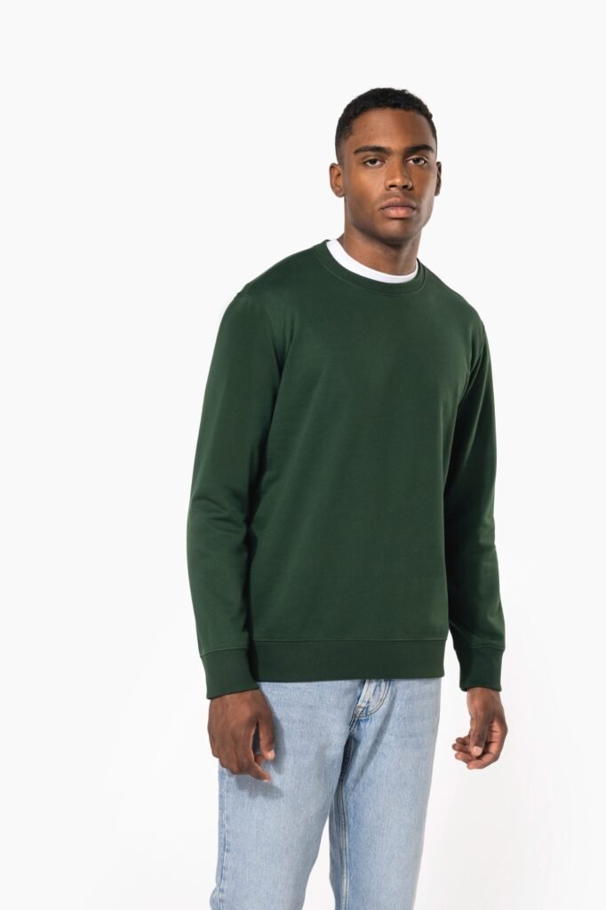 Sweat-shirt recyclé col rond unisexe — Photo produit