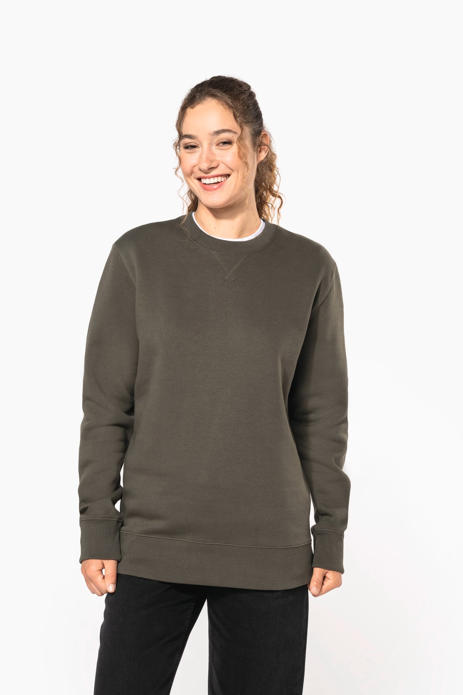 Sweat-shirt col rond unisexe — Photo produit