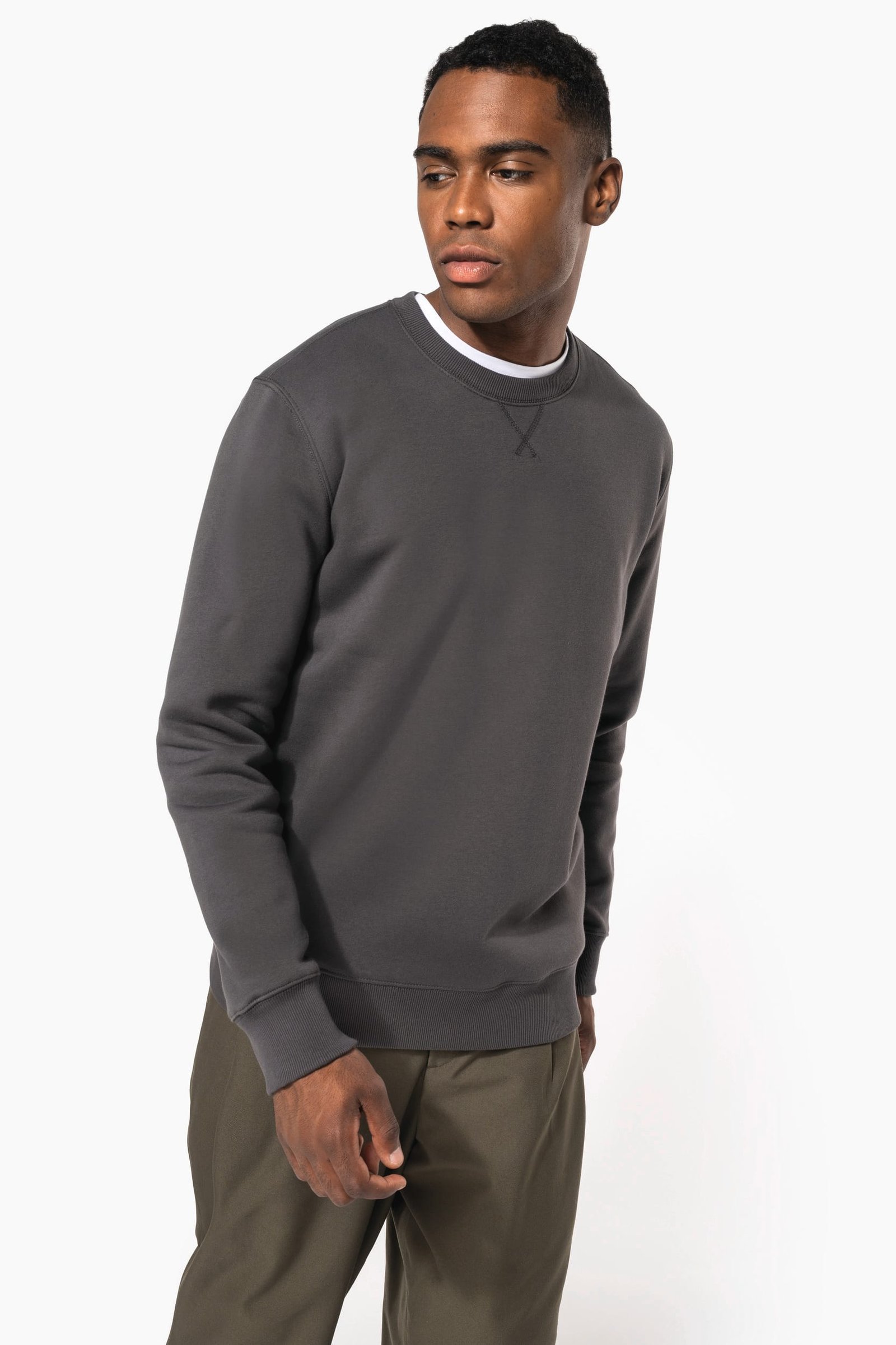 Sweat-shirt col rond unisexe — Photo produit