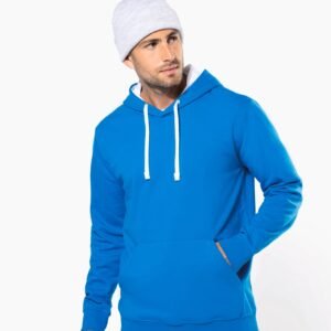 Sweat-shirt capuche contrastée homme — Photo produit