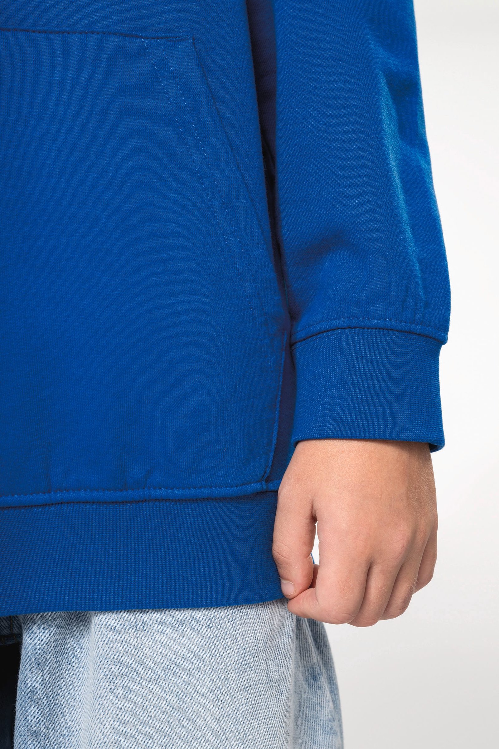 Sweat-shirt capuche contrastée enfant — Photo produit