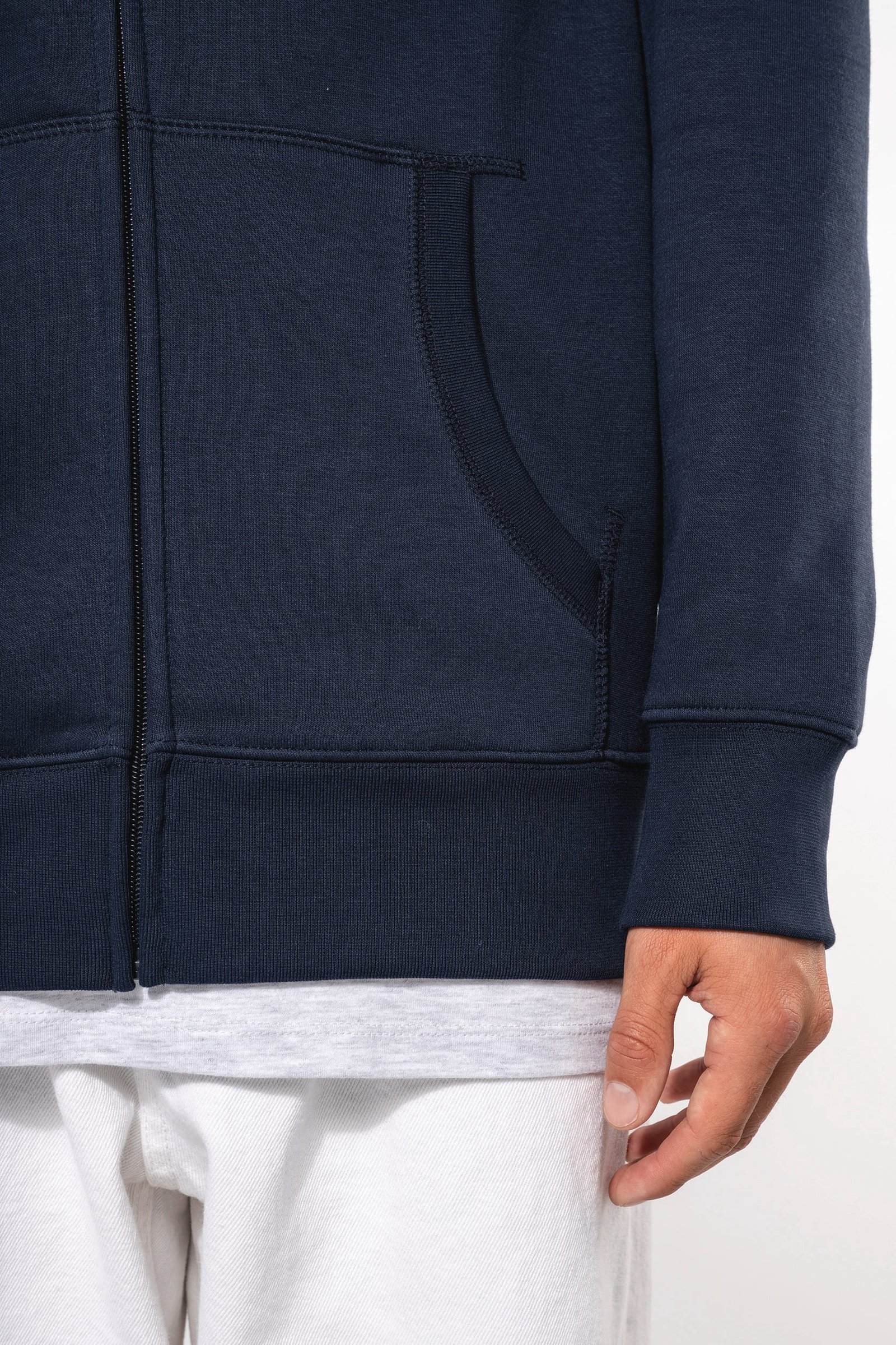 Sweat-shirt zippé capuche homme — Photo produit