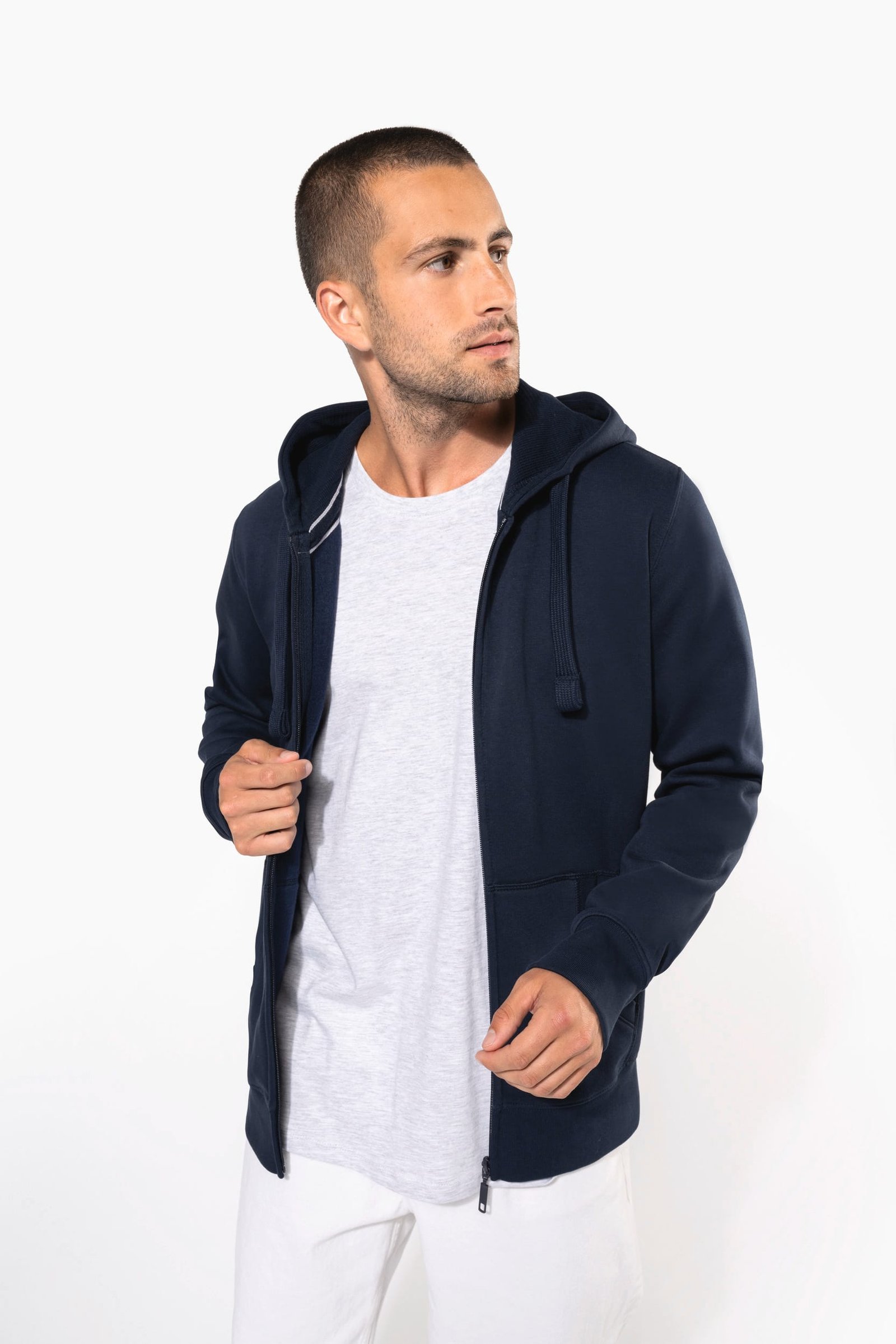 Sweat-shirt zippé capuche homme — Photo produit