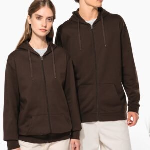 Sweat-shirt zippé capuche unisexe — Photo produit