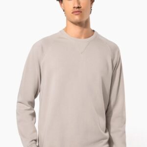 Sweat-shirt Bio col rond manches raglan homme — Photo produit