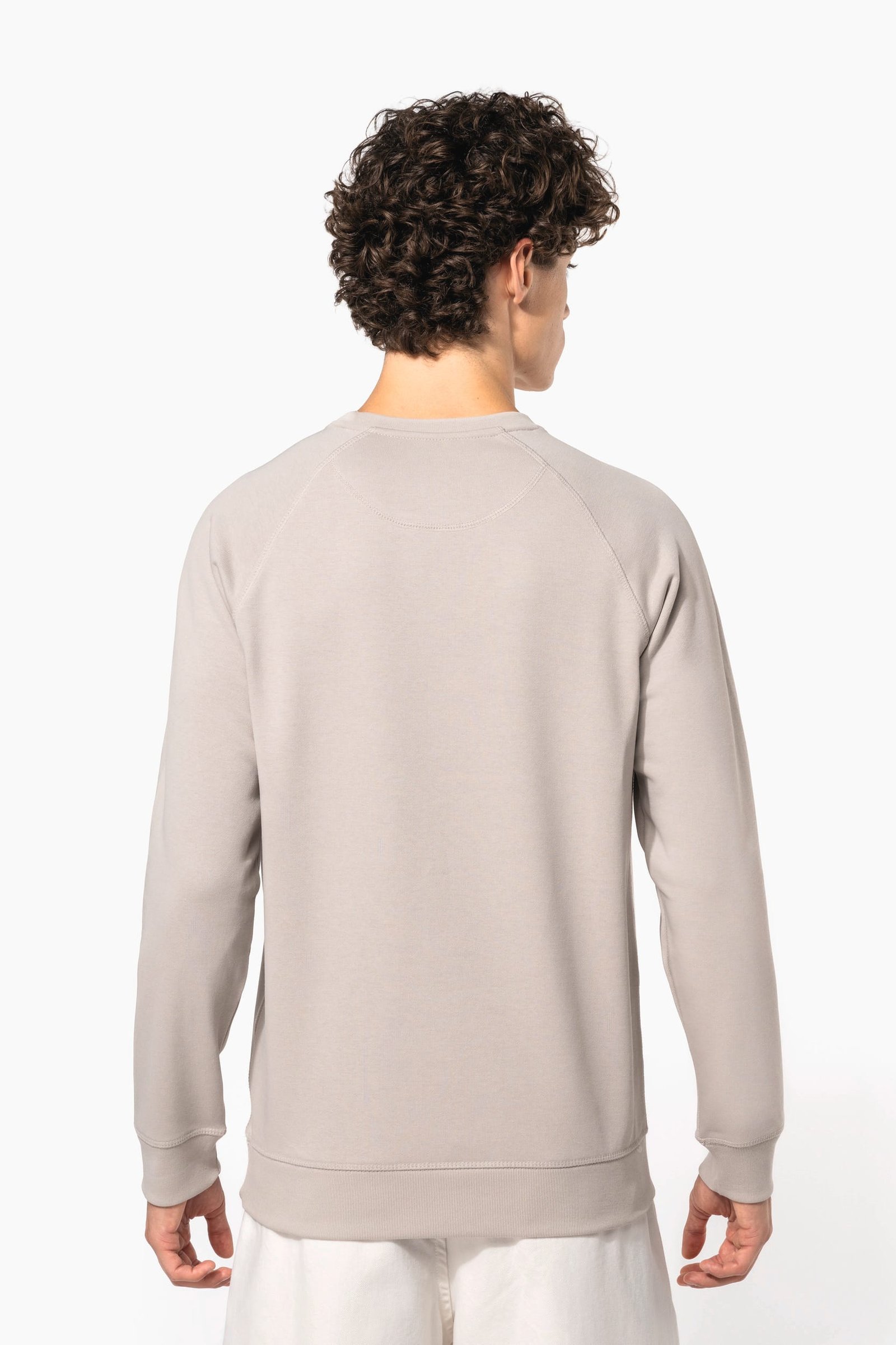 Sweat-shirt Bio col rond manches raglan homme — Photo produit