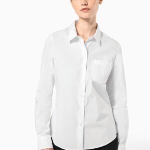 Chemise popeline manches longues femme — Photo produit