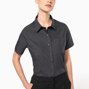 Chemise popeline manches courtes femme — Photo produit