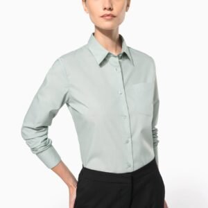 Chemise popeline polycoton entretien facile femme — Photo produit